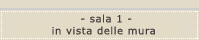 Sala 1 - in vista delle mura